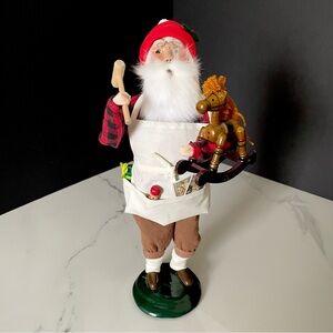 Toymaker Santa Caroler with Rocking Horse by Byers' Choice